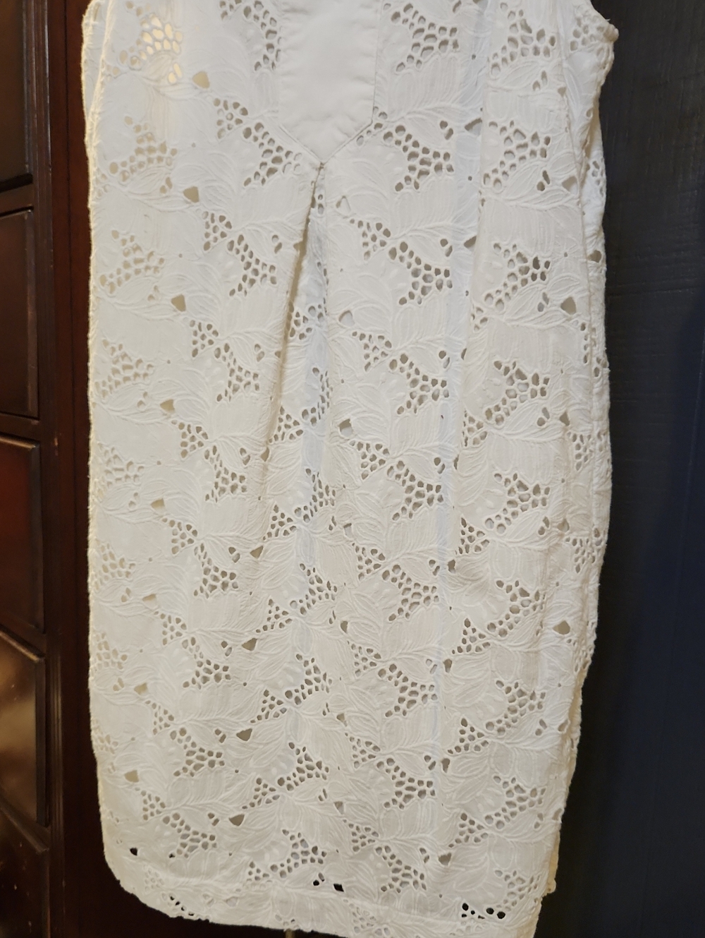 Tommy Bahama White Eyelet Dress Size M - Picture 4 of 9